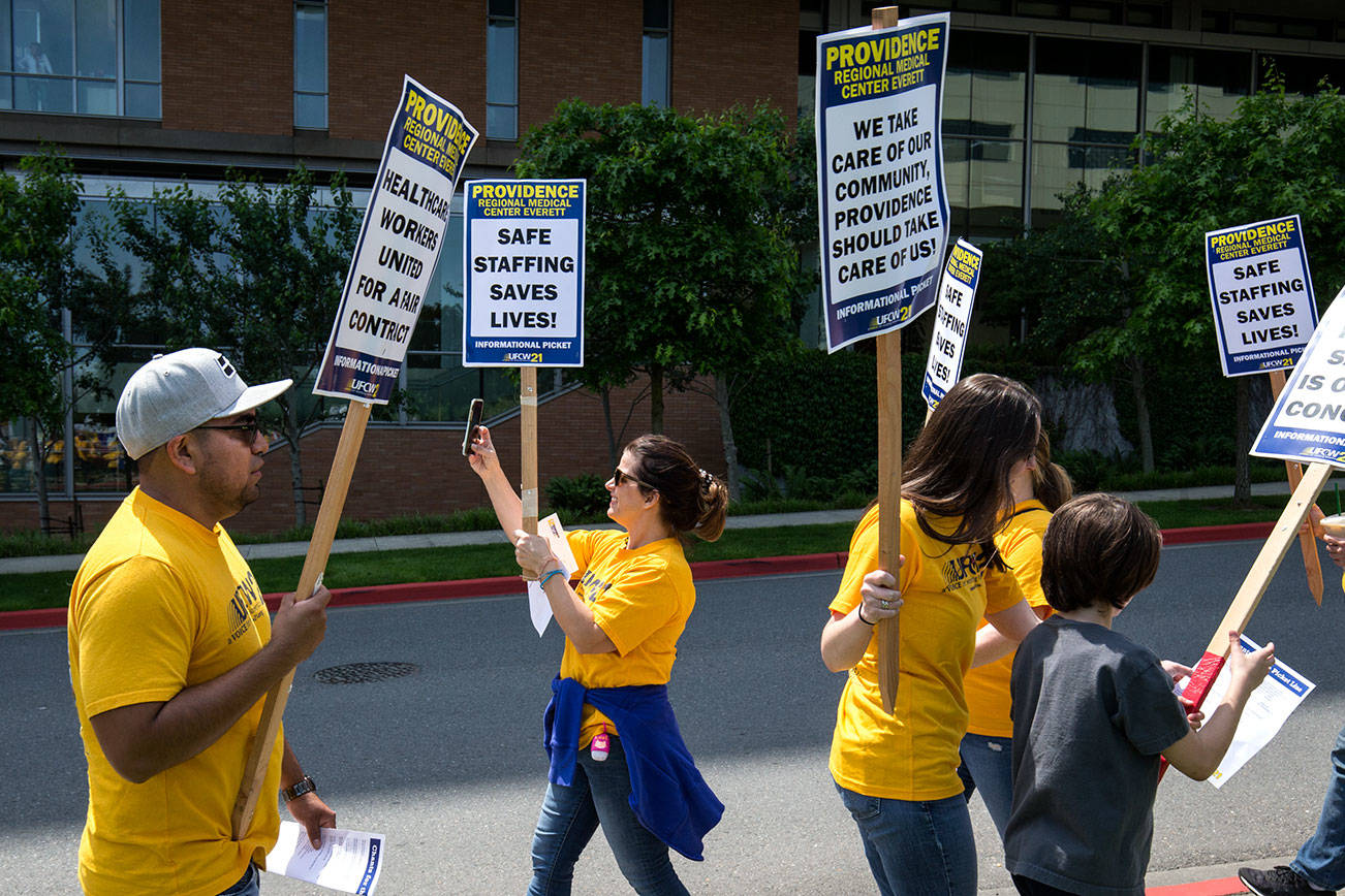 Everett nurses say staffing so bad, no time for the bathroom