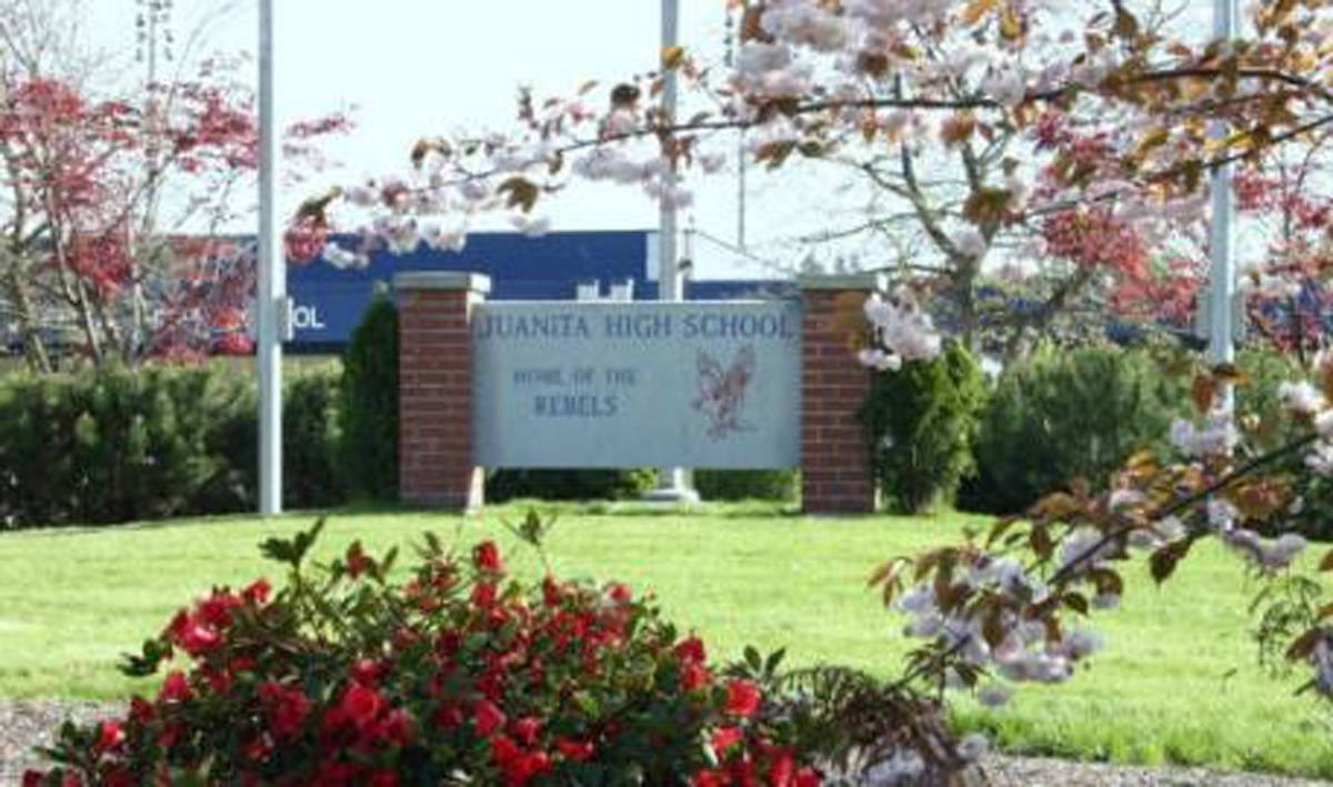 Juanita High School. Photo courtesy of Lake Washington School District