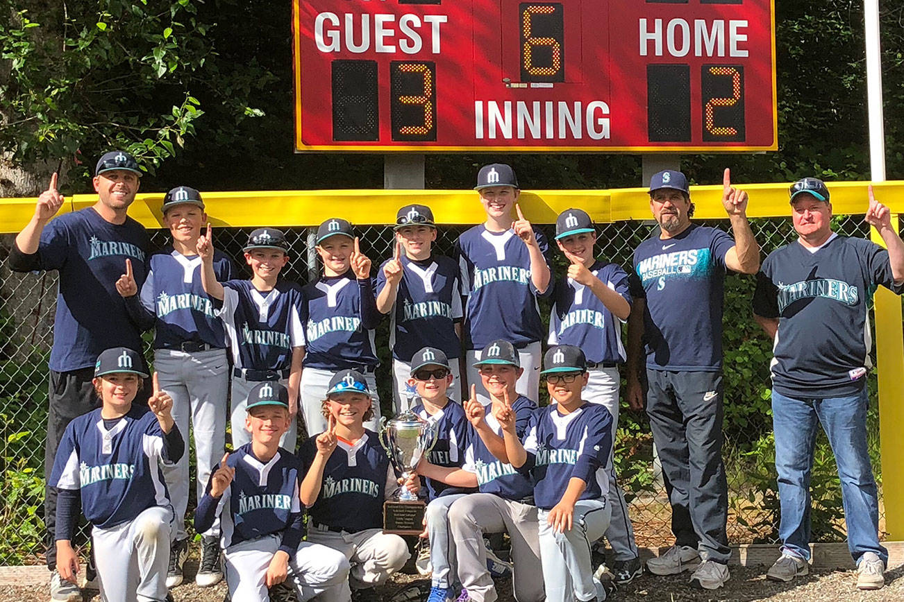 Majors Mariners win Kirkland city baseball championship