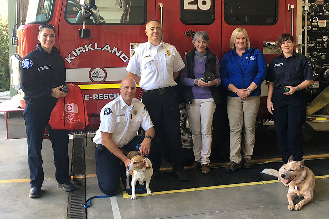 Kirkland Fire Department receives pet oxygen mask donation