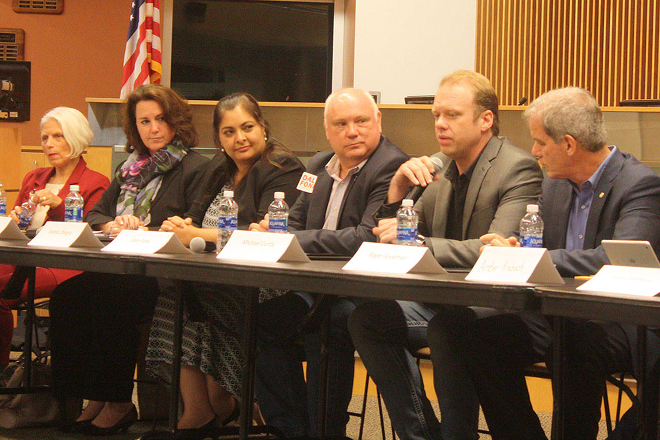 Legislative candidates talk testing, taxes at voters’ forum