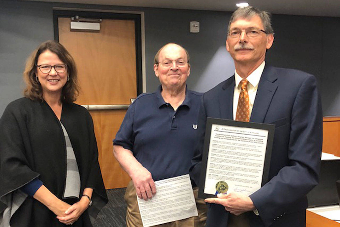 Kirkland City Council honors ARCH’s Arthur Sullivan