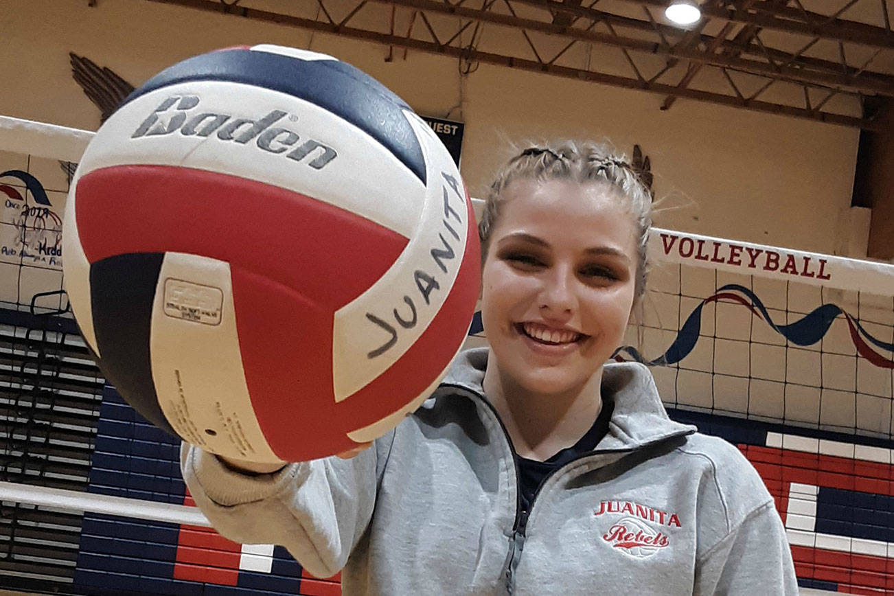 Juanita High volleyballers play with heart