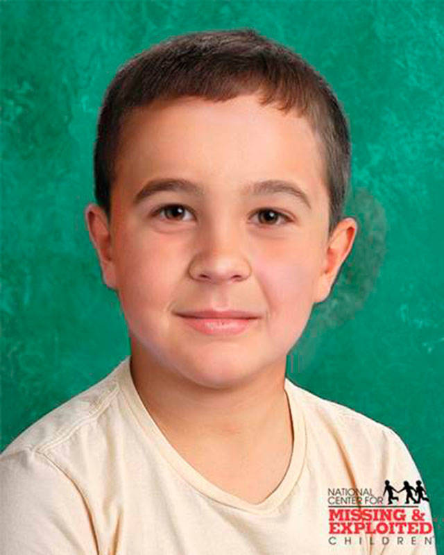 In May 2017, an age progressed photo showing what Sky would look like as a 7-year-old boy was released. Photo courtesy of Bellevue Police Department