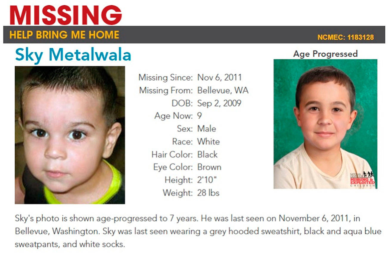Sky Metalwala has been missing for seven years. Photo courtesy of the National Center for Missing and Exploited Children