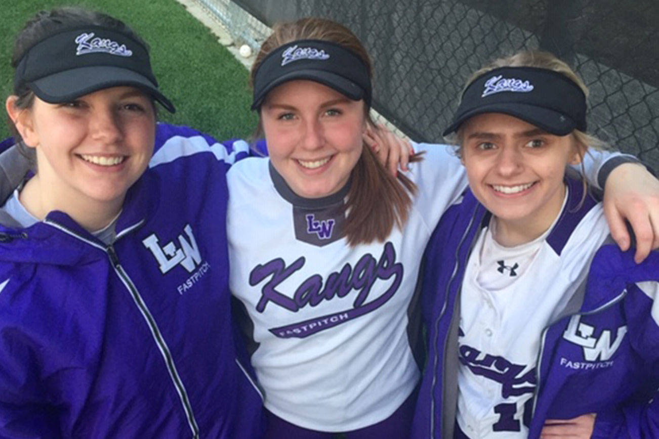 Lake Washington softball senior moments