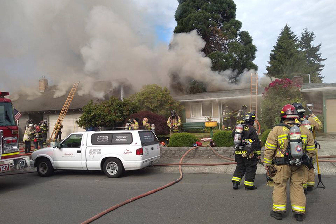 Kirkland, other crews respond to two-alarm house fire in Totem Lake