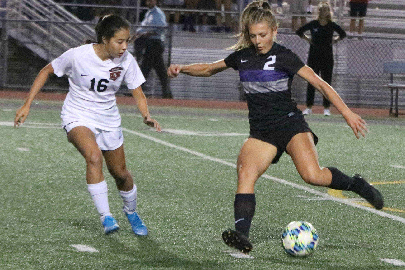 Lake Washington and Juanita girls soccer squads take the field