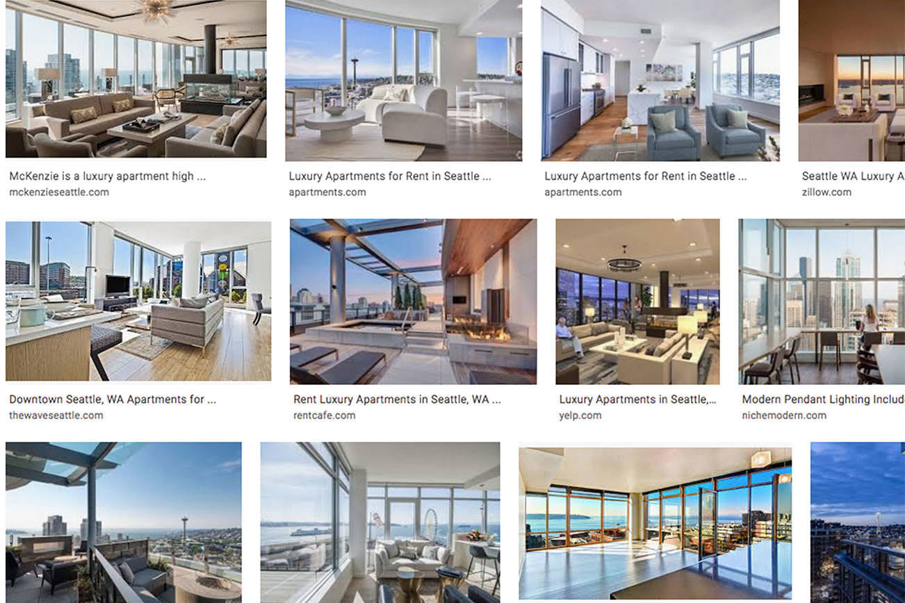 A new study argues that many luxury apartment units in Seattle are vacant, damaging the surrounding communities. (Screenshot on Google)