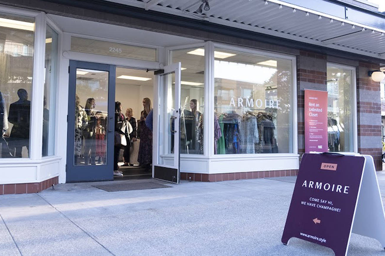 Armoire opens second location in Kirkland. Armoire is a start-up company that is based in Seattle and has branched out to the Eastside. Unlike most retail stores, Armoire rents their clothing to their customers through a membership. Photo courtesy of Armoire