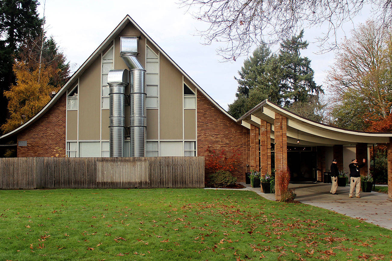 As part of construction, the chapel at Northwest University will get some additions. Blake Peterson/staff photo