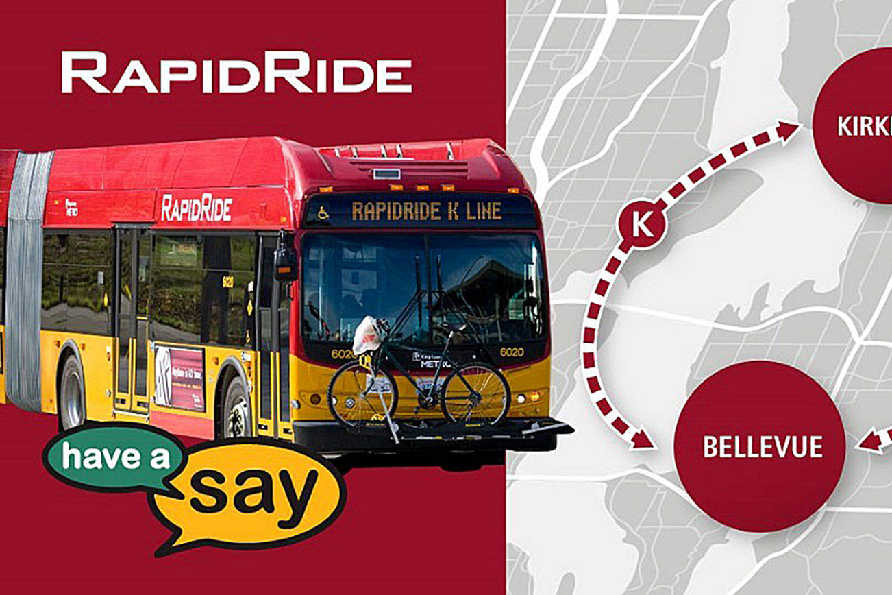 Metro seeking community input on future RapidRide K-Line in Kirkland, Bellevue