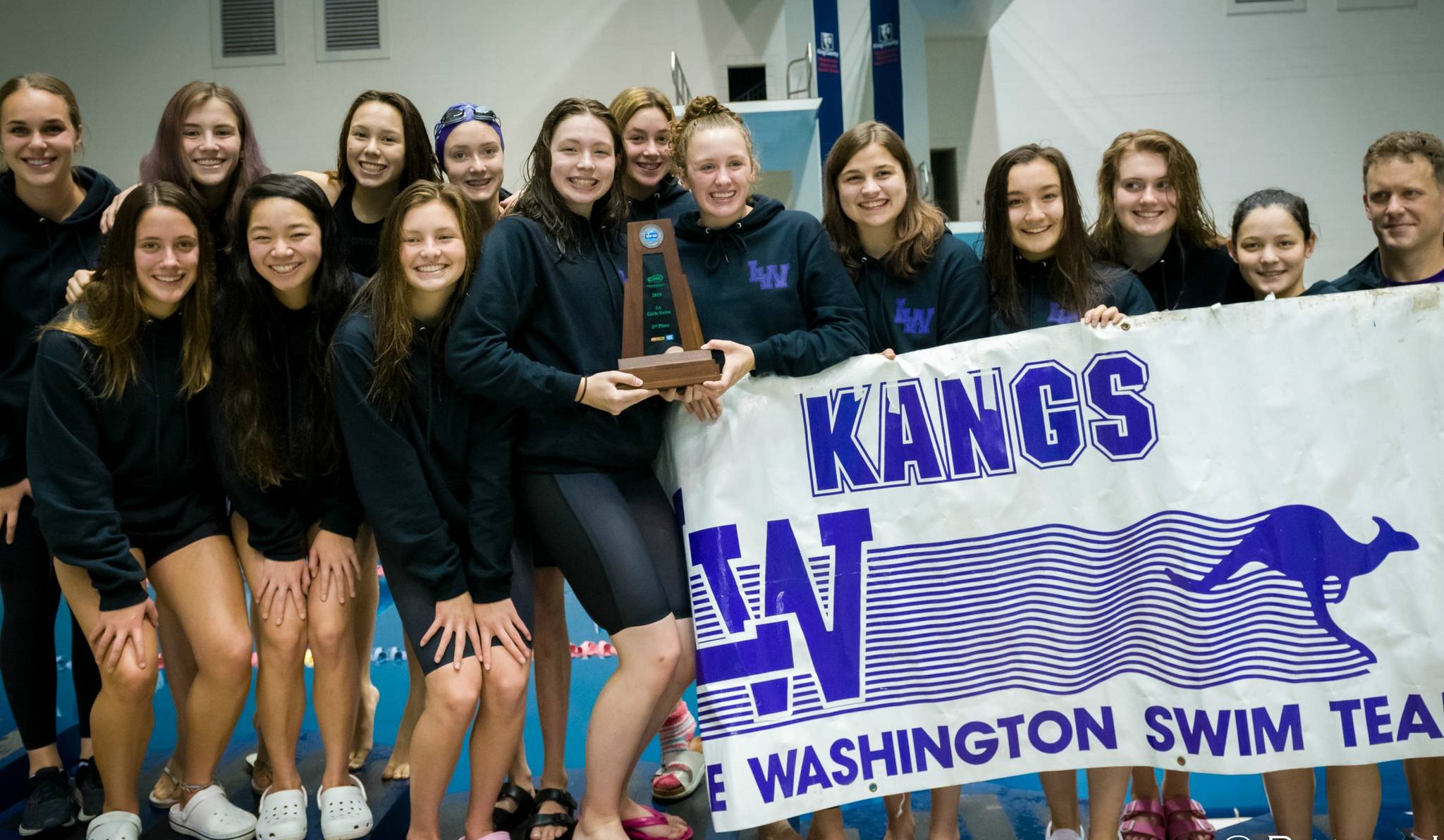 Hammer takes 100-free title at state; Kangs place second in team standings