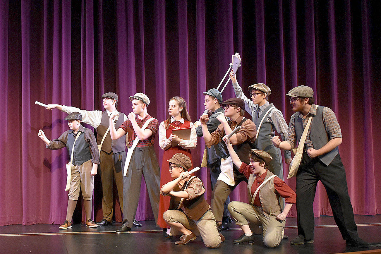 Lake Washington High School debuts ‘Newsies’ this weekend