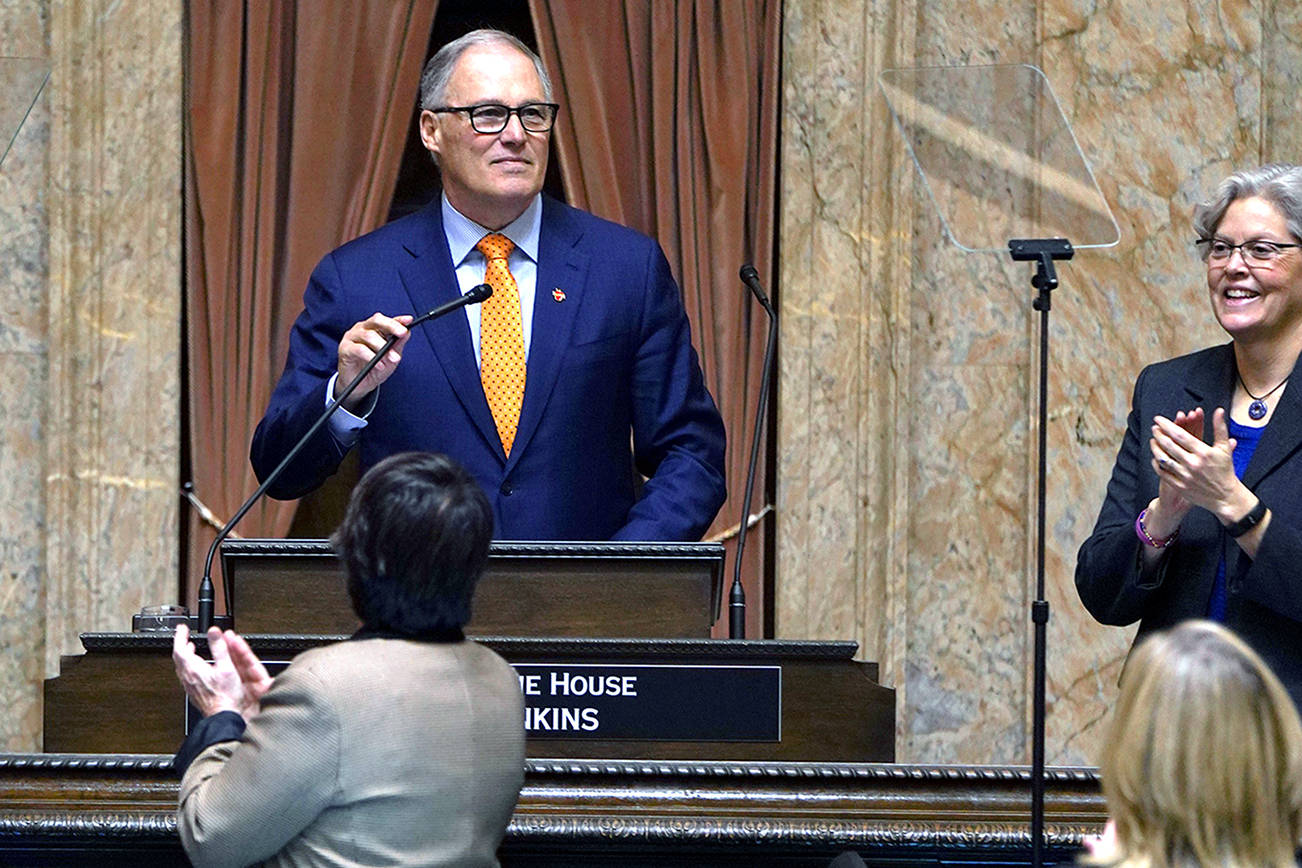 Gov. Jay Inslee delivered his 2020 State of the State Address on Tuesday, Jan. 14. (Photo courtesy of Washington State Office of the Governor)