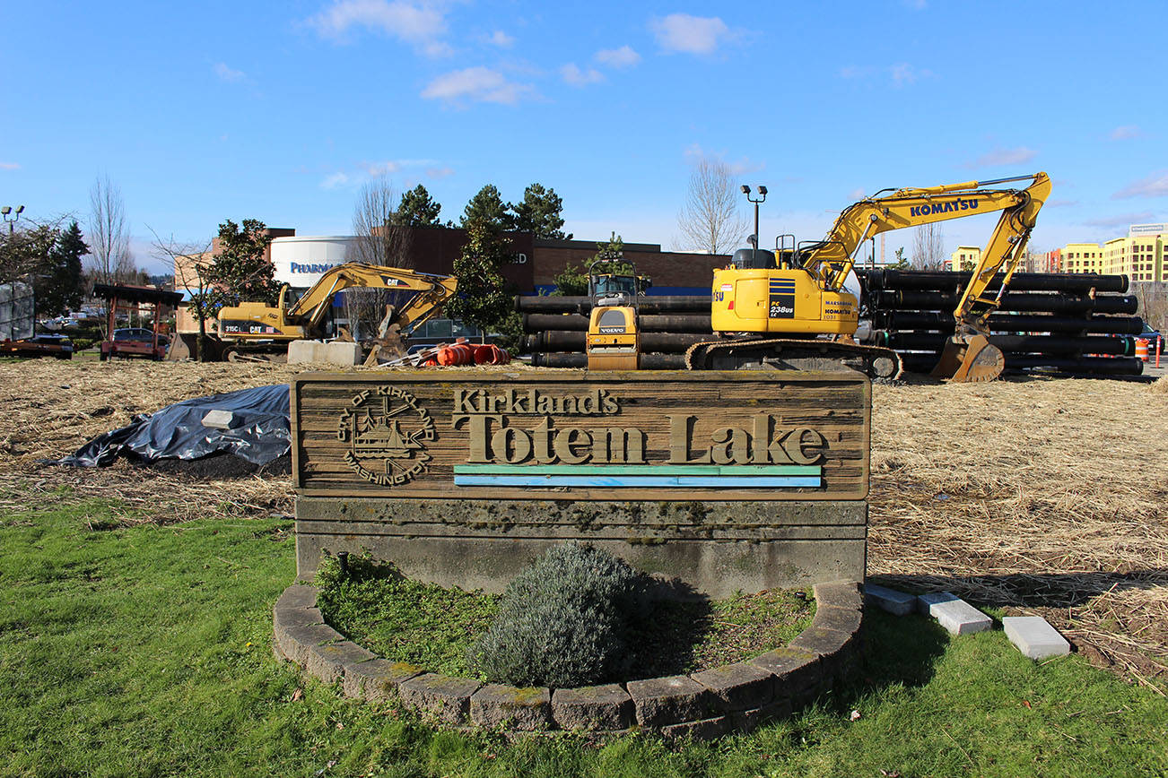 Totem Lake continues road construction, business and residential development