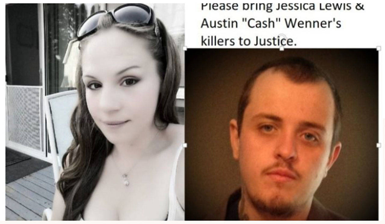 Screenshot of Jessica Lewis and Austin Wenner’s GoFundMe reward page.