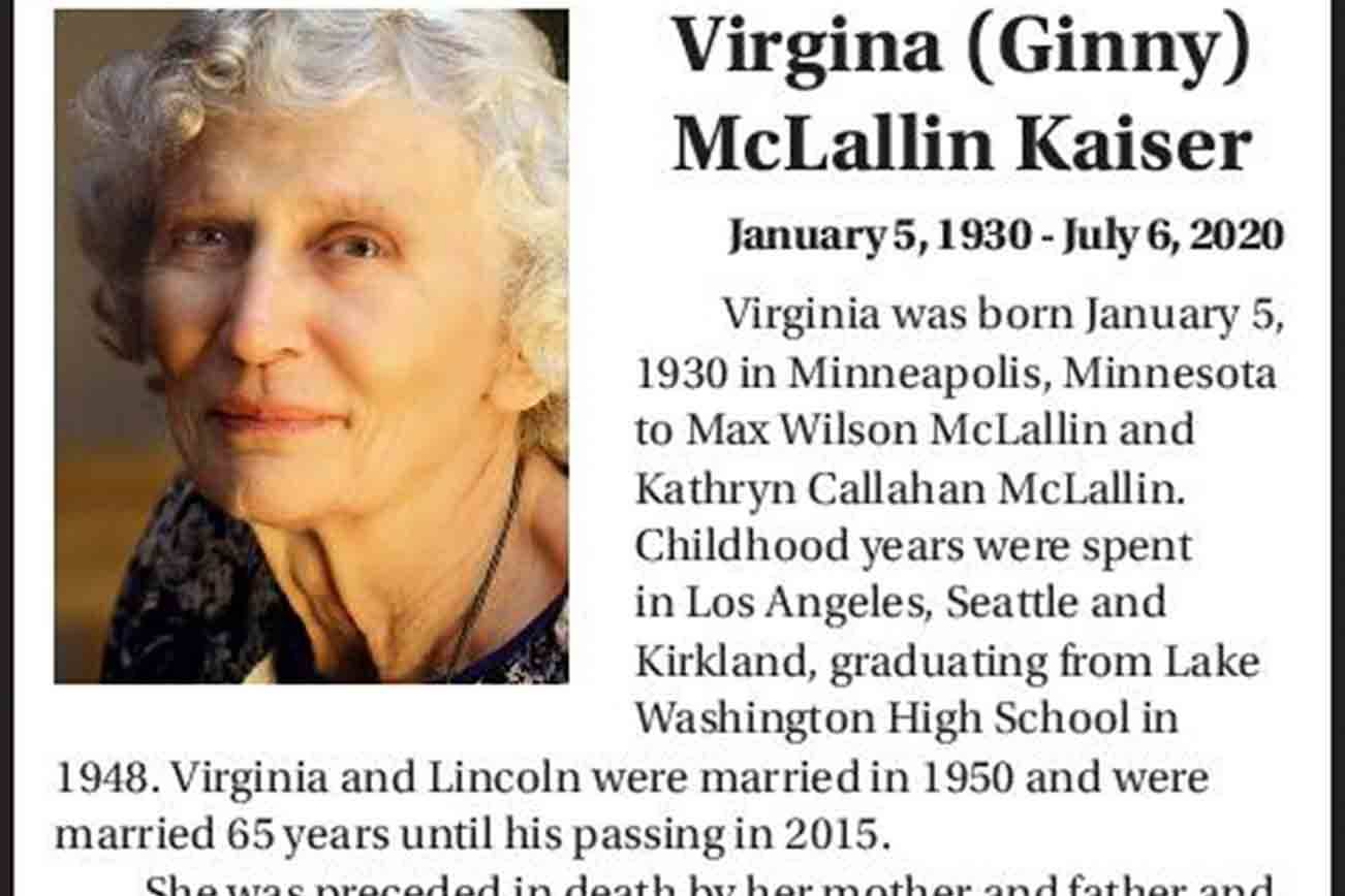 Virginia (Ginny) McLallin Kaiser