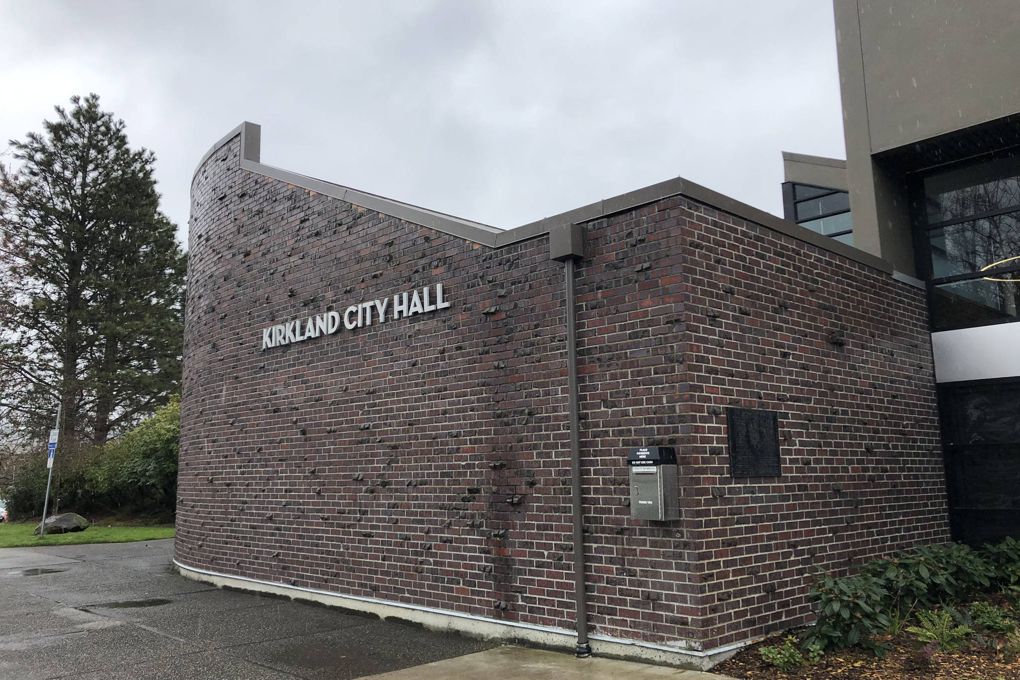 Kirkland City Hall on March 13, 2020. Mitchell Atencio/Staff Photo.