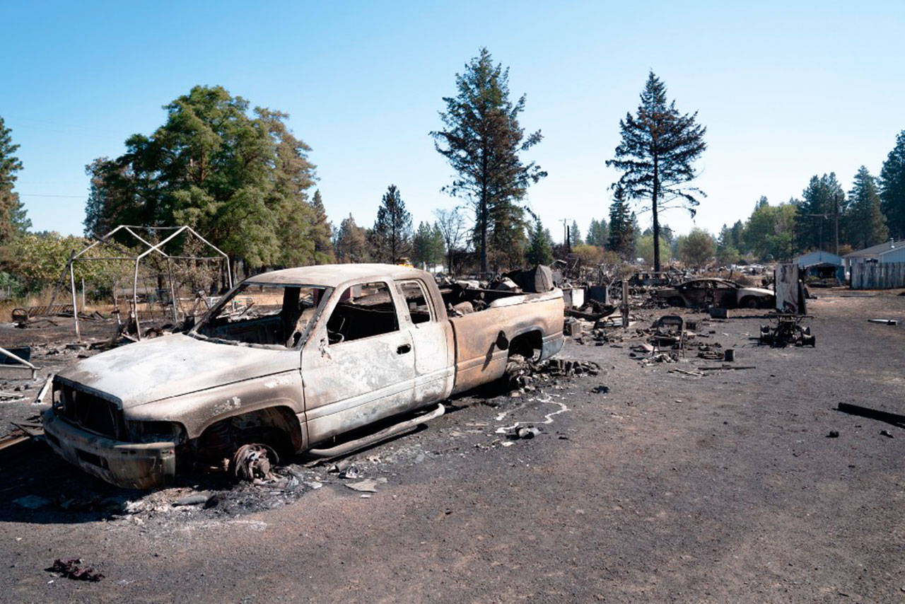 Malden, after a wildfire burned down 80% of the town’s buildings in Eastern Washington. Courtesy photo