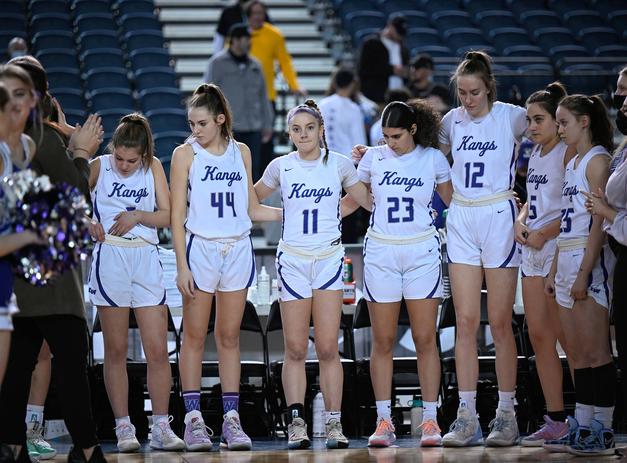 BSK State G13 Hermisiton vs Lake Washington 3A GBSK at Tacoma Dome on Thursday, March 3, 2022 in Tacoma, WA (Photo by Patrick Krohn)