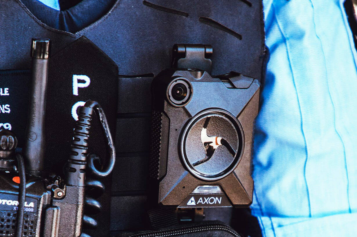 An Axon body-worn police camera. Courtesy photo.