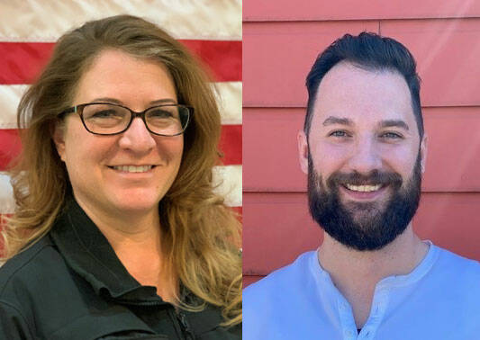 (Left) Interim Community Responder Program Supervisor, Renee Cox, (Right) newly hired Community Responder Robert Rebecca. (Courtesy of City of Kirkland)