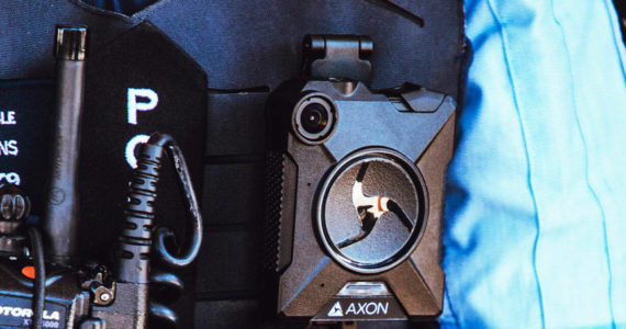 An Axon body-worn police camera. (Courtesy photo)