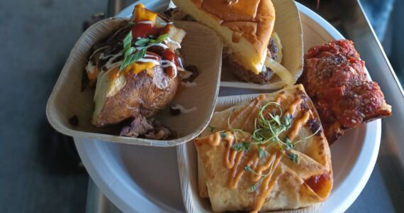 A few Sound Publishing reporters joined local media in tasting the Mariners’ new season fare, finding the pork rib wings to be one the best items on the menu. (Photo by Bailey Jo Josie/Sound Publishing)