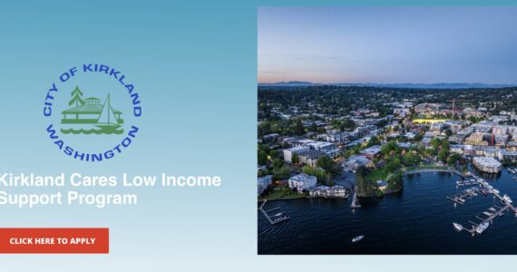 The Kirkland Cares Low-Income Support Program is supported by FORWARD. Courtesy image