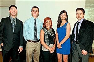 This year’s Rotary Club of Kirkland scholarship recipients were: Zachary Shucklin from International Community School; Joel Pasek and Lainey Carlson from Lake Washington Technical Academy; Evan Ellefsen from Juanita High School; Jasmin Du and Itzel Santiago from Lake Washington High School; and