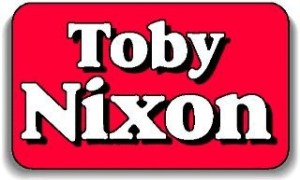 Toby Nixon campaign sign.