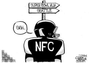 NFC teams may not like where they have to play | Cartoon for Dec. 31