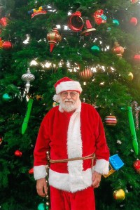 Kirkland resident Fred Herzbeg said event organizers kicked him out of Kirkland Winterfest this year for dressing up as Santa. This photo was taken during the event.