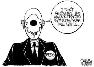 I don't recognize the Amazon depicted in the New York Times | Cartoon for Aug. 21