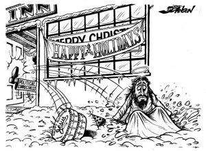 Happy Holidays: political correctness | Cartoon for Dec. 25