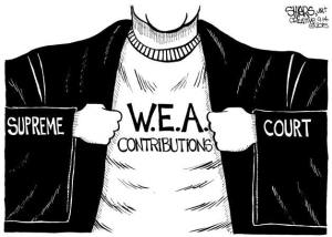 W.E.A. contributed to Justices on the Washington State Supreme Court | Cartoon for Sept. 14