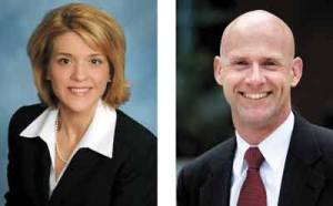 Lake Washington Institute of Technology President Dr. Amy Goings and Cascadia Community College President Eric W. Murray