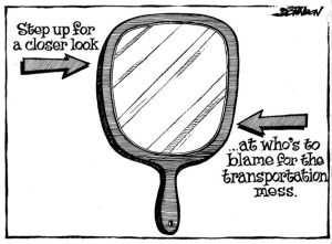 Who is to blame for transportation mess | Cartoon for May 11