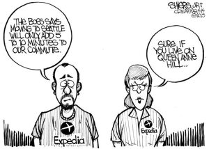 Only if you live on Queen Anne Hill | Cartoon for April 16