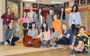 Kamiakin students from left