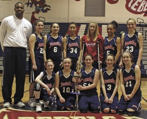 The Juanita Rebels 7th grade PSTL champions include: Coach Terrance King