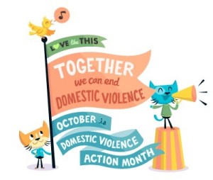 Jackson Food Stores participate in anti-domestic violence campaign.