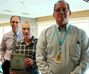 Three members of the Green Team (left to right): Todd Buxton
