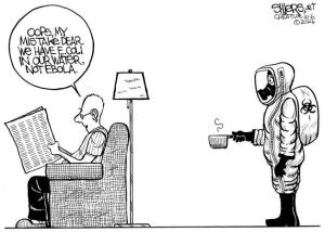 We have E.Coli not Ebola in our water | Cartoon for Oct. 6
