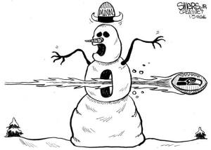 Seattle Seahawks vs. Minnesota Vikings | Cartoon for Jan. 9