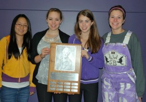 Four graduating seniors from Lake Washington High school were the recipients of the 2012 Louise Sheeley PTSA Scholarship. The recipients include: Maddy Warnick