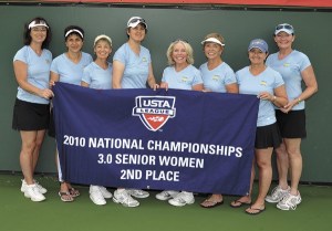 Members of the Kirkland USTA 3.0 senior women's team recently took second at the national competition in California.