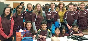 The Kamiakin Middle School seventh grade team from its math club finished first in their division at the Math is Cool Masters in the Elite Division.  Team members are Kelly Chen