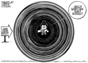 Hello? Happy New Year? Anyone? | Cartoon for Dec. 29